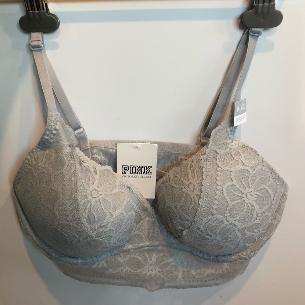 Victoria’s Secret Pink Lace push-up bralette✨
